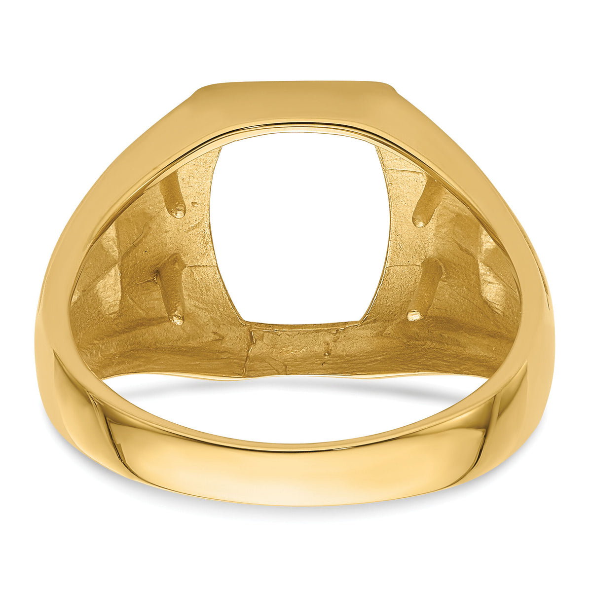 14k Men's Cross Ring Mounting-X32B
