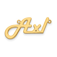 10k Yellow Gold Underlined Name Plate-10XNA943Y