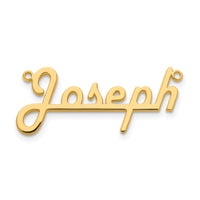 10k Yellow Gold Underlined Name Plate-10XNA943Y