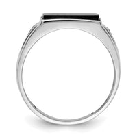 10K White Gold AA Diamond men's ring-10Y1543AA