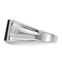 10K White Gold AA Diamond men's ring-10Y1543AA