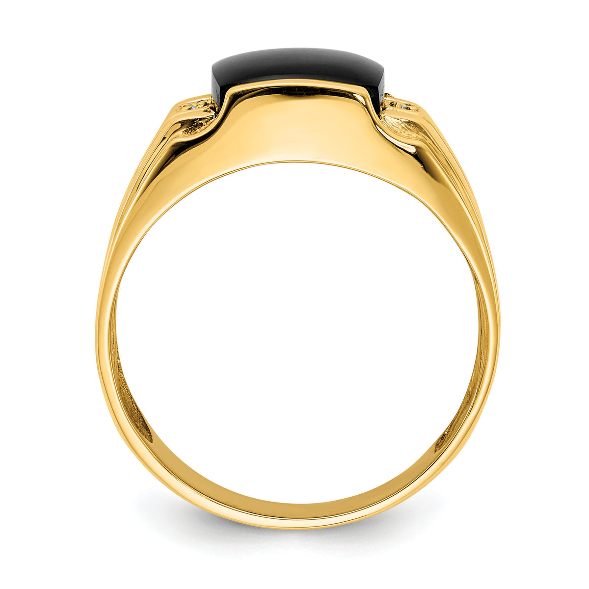 10K Men's ring mounting-10Y1548