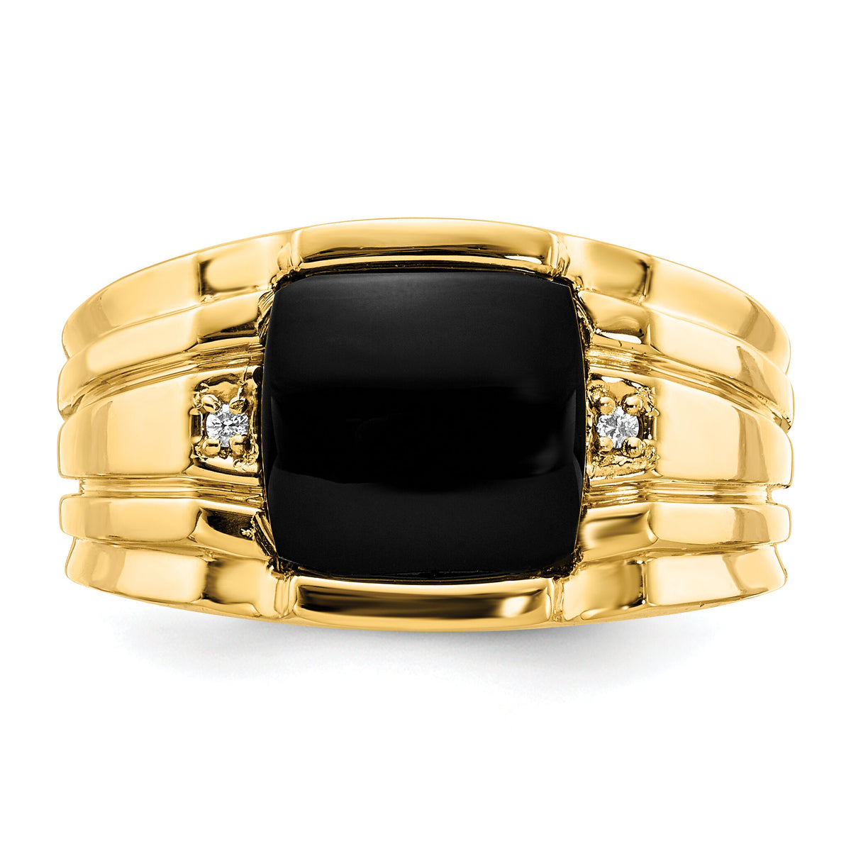 10K Men's ring mounting-10Y1548