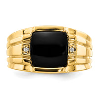 10K Men's ring mounting-10Y1548