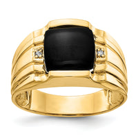 10K Men's ring mounting-10Y1548