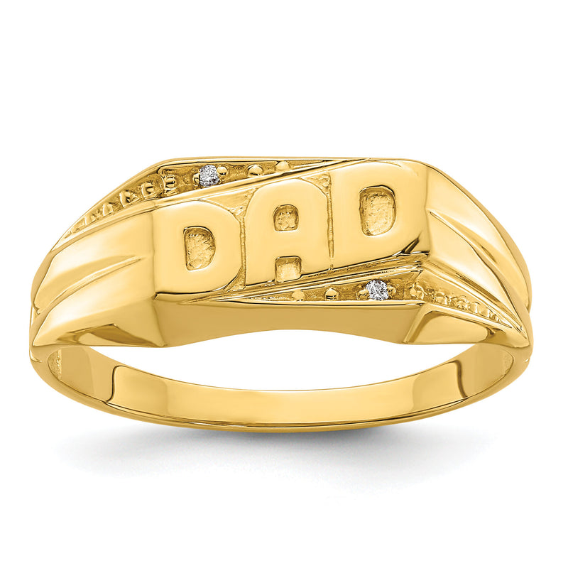 10K AA Diamond men's ring-10Y1616AA