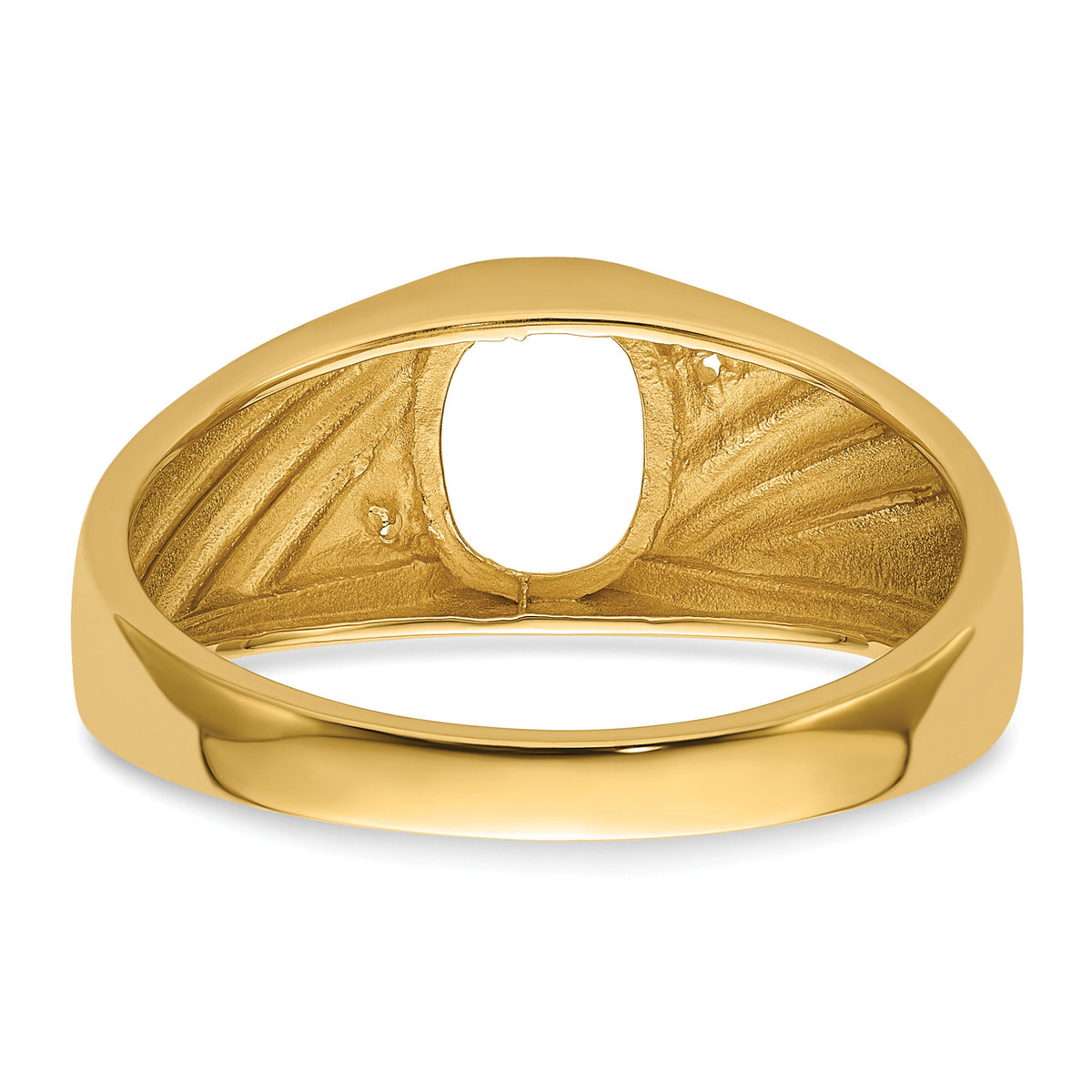 10K Mens Diamond and Onyx Ring Mounting-10Y3987