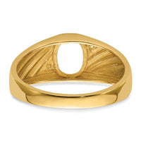 10K Mens Diamond and Onyx Ring Mounting-10Y3987