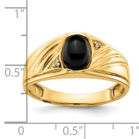 GOLD ONYX RINGS