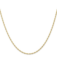 14K 1.55mm Carded Cable Rope Chain-11RY-20