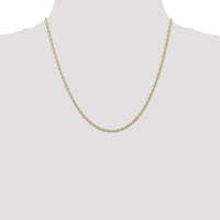14K 1.55mm Carded Cable Rope Chain-11RY-20