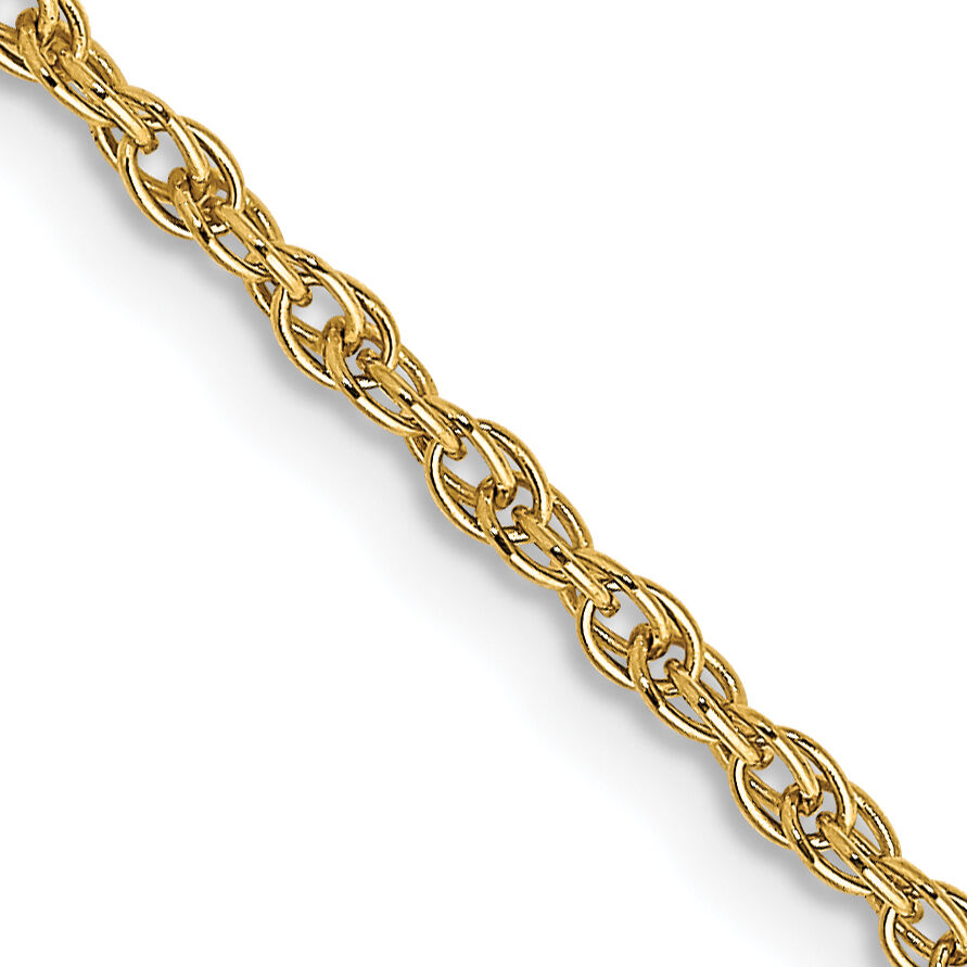 14K 1.55mm Carded Cable Rope Chain-11RY-24