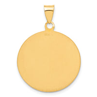 18k Saint Christopher Medal Pendant-18XR14