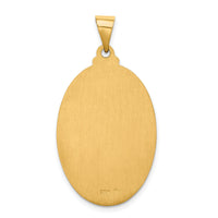 18k Saint Christopher Medal Pendant-18XR15