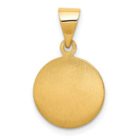 18k Guardian Angel Medal Pendant-18XR23