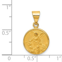 18k Guardian Angel Medal Pendant-18XR23