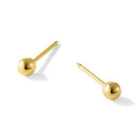 Inverness 14k Polished 3mm Ball Long Post Earrings-1E-LP
