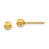 Inverness 18k 4mm Ball Post Earrings-241E