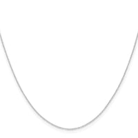14k White Gold .4 mm Carded Cable Rope Chain-4RW-13