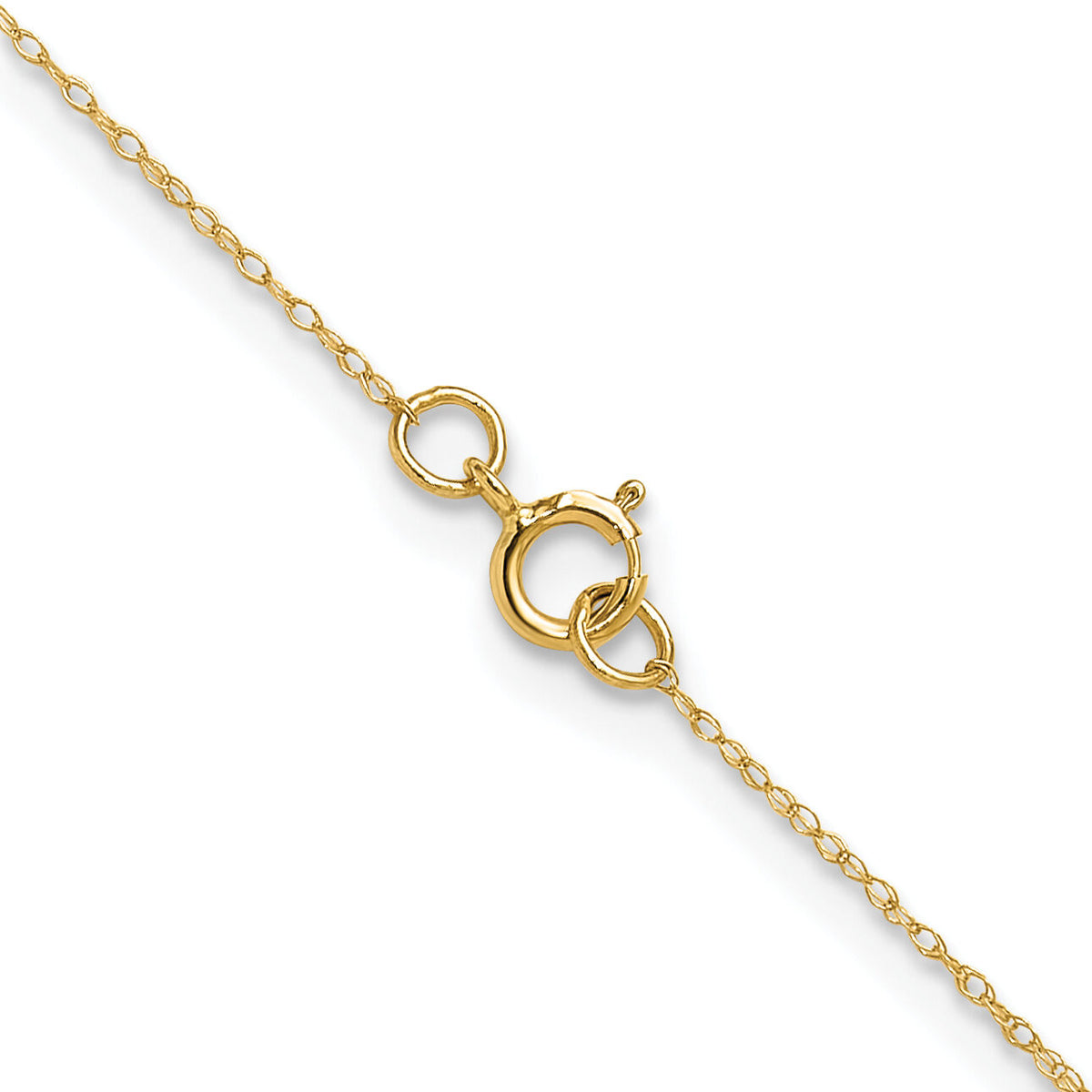 14k .4 mm Carded Cable Rope Chain-4RY-16