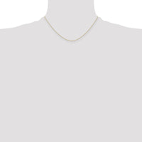 14k .4 mm Carded Cable Rope Chain-4RY-16