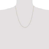 14k .4 mm Carded Cable Rope Chain-4RY-22