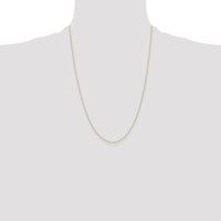 14k .4 mm Carded Cable Rope Chain-4RY-24