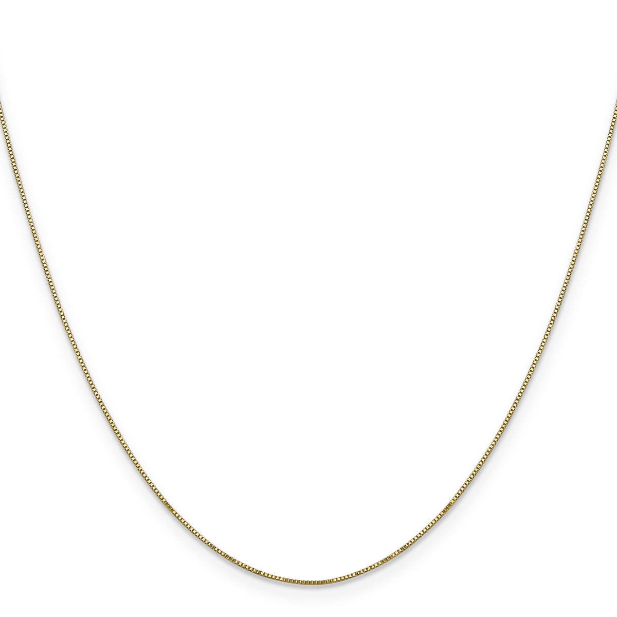 14k .5mm Carded Box Chain-5BY-20