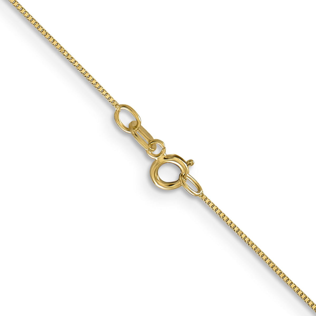 14k .5mm Carded Box Chain-5BY-20