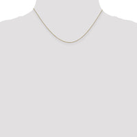 14k .5mm Carded Box Chain-5BY-16