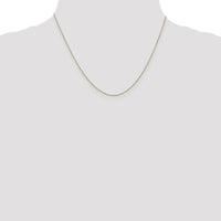 14k .5mm Carded Box Chain-5BY-18
