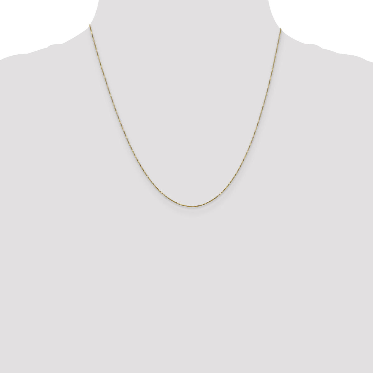 14k .5mm Carded Box Chain-5BY-20