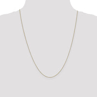 14k .5mm Carded Box Chain-5BY-24