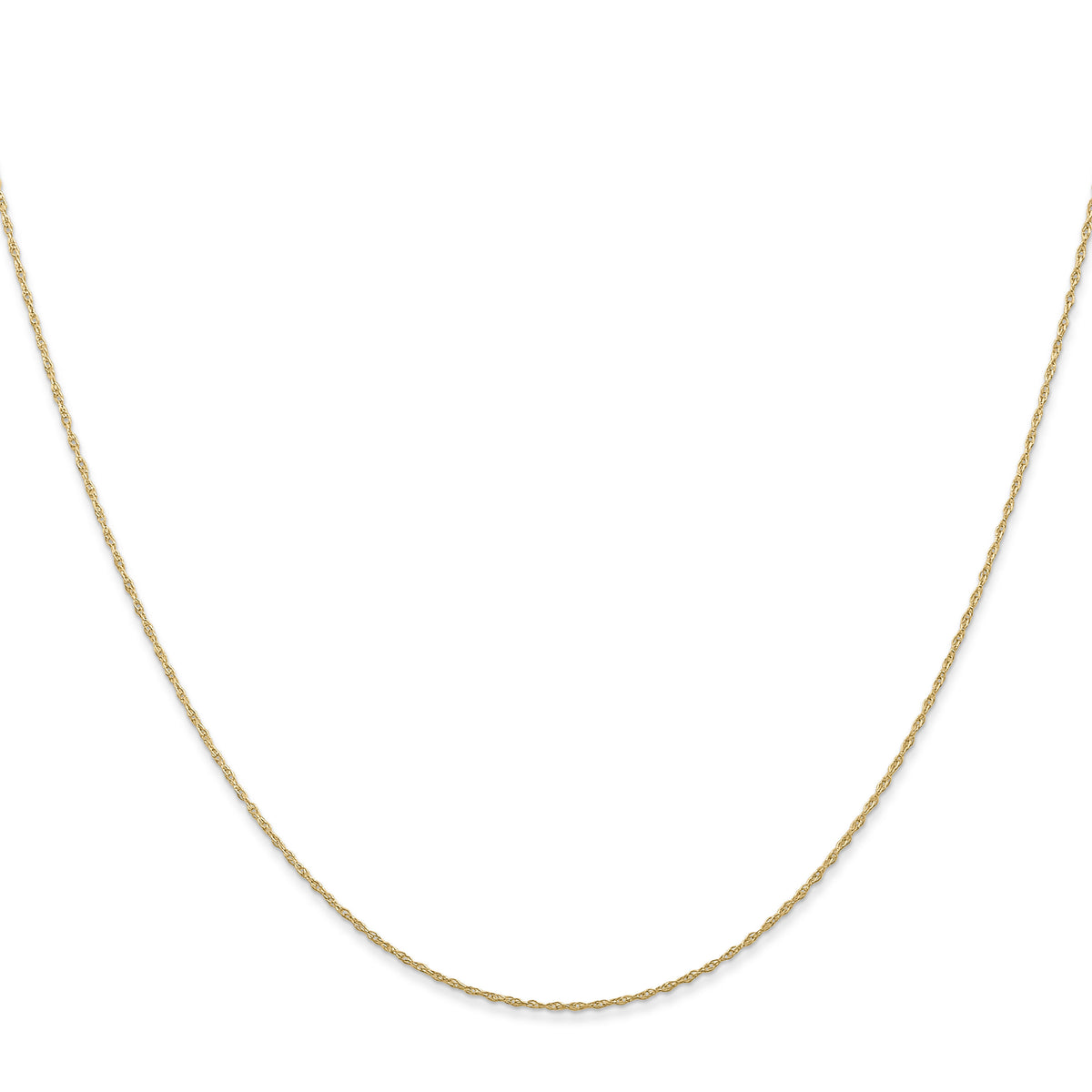 14k .5 mm Carded Cable Rope Chain-5RY-13