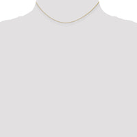 14k .5 mm Carded Cable Rope Chain-5RY-13