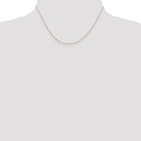 14k .5 mm Carded Cable Rope Chain-5RY-16