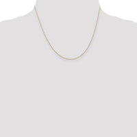 14k .5 mm Carded Cable Rope Chain-5RY-18