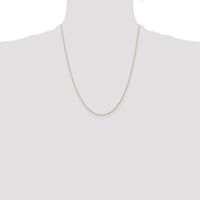 14k .5 mm Carded Cable Rope Chain-5RY-22