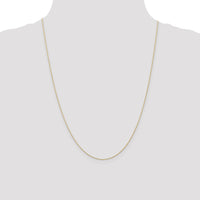 14k .5 mm Carded Cable Rope Chain-5RY-24