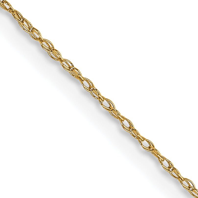 14k .5 mm Carded Cable Rope Chain-5RY-13