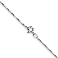 14k White Gold .42mm Gold Carded Curb Chain-6CW-13