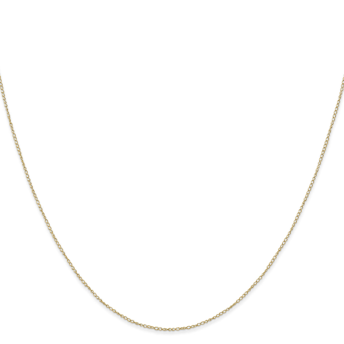 14k .42 mm Carded Curb Chain-6CY-16