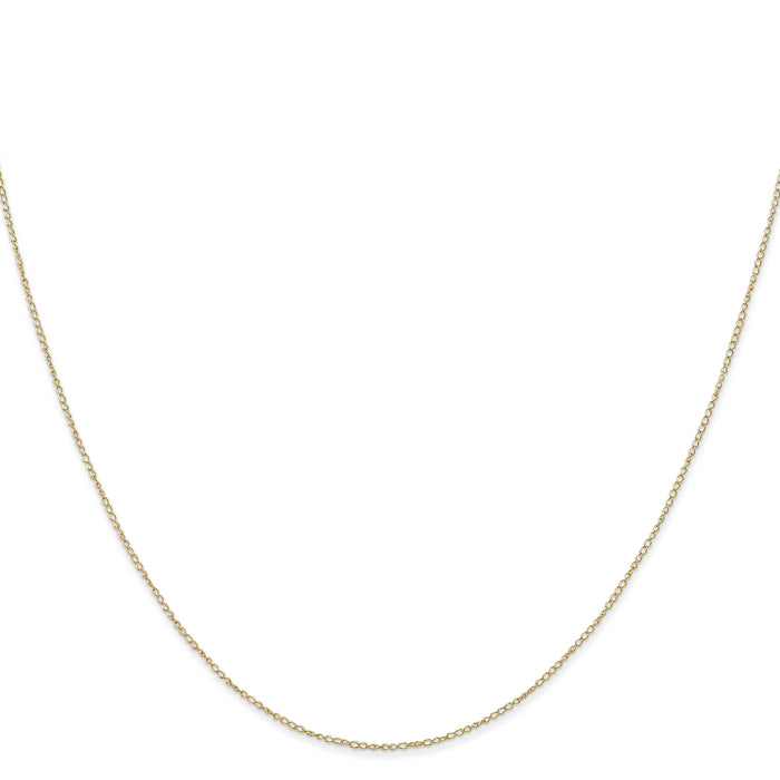 14k .42 mm Carded Curb Chain-6CY-16