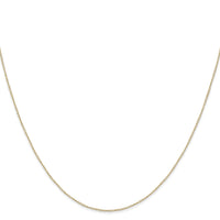 14k .42 mm Carded Curb Chain-6CY-18