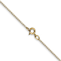 14k .42 mm Carded Curb Chain-6CY-24
