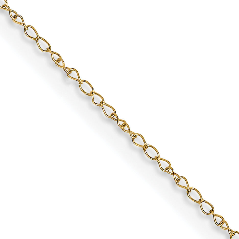 14k .42 mm Carded Curb Chain-6CY-13