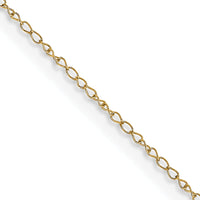 14k .42 mm Carded Curb Chain-6CY-13