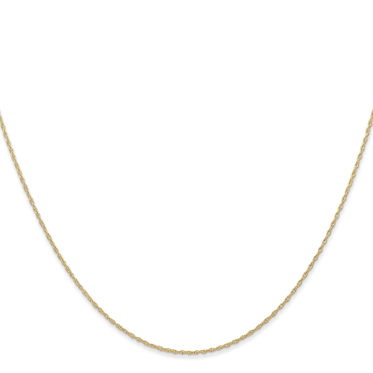 14k .6 mm Carded Cable Rope Chain-6RY-20