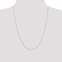 14k .6 mm Carded Cable Rope Chain-6RY-24