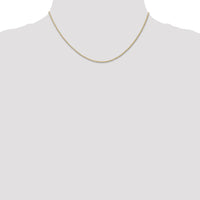 14k .7 mm Carded Cable Rope Chain-7RY-16